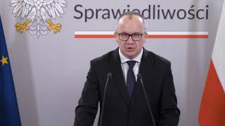 Konferencja prasowa quotSprawne Sądy  10 filarówquot [upl. by Noellyn10]