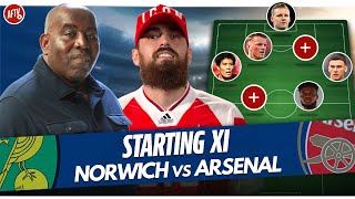 Norwich vs Arsenal  Starting XI amp Predictions [upl. by Potts266]