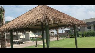 thatch roof construction in india [upl. by Euh]