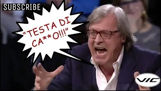 TESTA DI CAO I MOMENTI MIGLIORI DI VITTORIO SGARBI COMPILATION [upl. by Rosana]