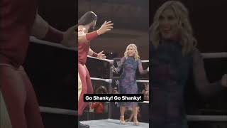 WWE Shanky Singh dance With WWE Anchor johncena wwesuperstarspectacle [upl. by Ahcsropal]