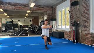 SPLIT SQUAT ISO HOLD KEISER TRUNK ROTATION [upl. by Killion]