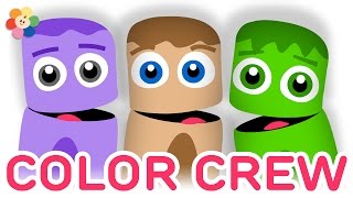 Color Collection 4 Green Purple Brown amp more Colors  Learn Colors through Coloring  BabyFirst [upl. by Zitah]