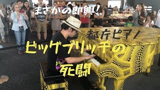 【都庁ピアノ】突然の無茶振りに応えて「ビッグブリッヂの死闘」を即興で弾いてみた [upl. by Gaynor]