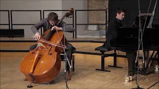 BRAHMS quotVier ernste Gesängequot op121 n3  Orazio Ferrari Doublebass  Marco Sanna Piano [upl. by Treblihp393]