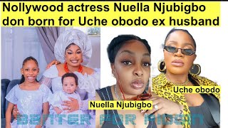 Drama as Nollywood actress Nuella Don born baby for Uche Obodo exHusband [upl. by Teloiv]