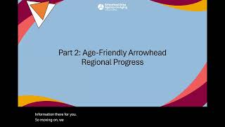 AgeFriendly Arrowhead  Statewide Progress and Regional Impact [upl. by Nerok]