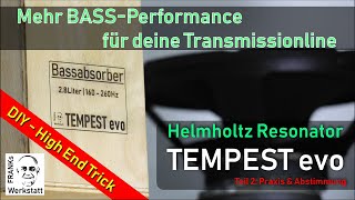 DIY BASSABSORBER TML  Funktioniert unser Helmholtz Resonator [upl. by Siwel]