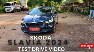 Skoda Slavia 2024 slavia test drive Review Varna vs slavia full detail video Skoda Slavia prestige [upl. by Dwight]