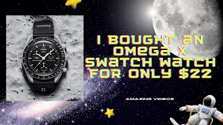 This is how I got an Omega X Swatch Mission to the Moon Watch for only 22 Unboxing swatch omega [upl. by Arev]