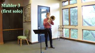 Juilliard Prescreening Recording Trombone [upl. by Dira502]