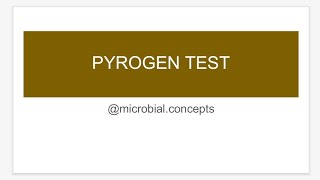 Pyrogen testing [upl. by Esilahs356]