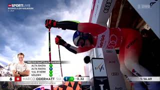 Marco Odermatt  1 Platz  Riesenslalom Adelboden 2023 [upl. by Nohpets]