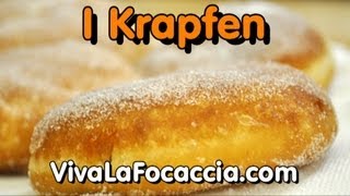 Ricetta Krapfen Bomboloni Fatti in Casa [upl. by Ariela69]