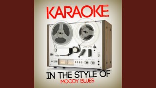 Tuesday Afternoon Karaoke Version [upl. by Oigres242]