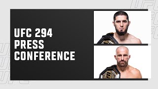 UFC 294 PreFight Press Conference [upl. by Bushweller745]