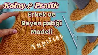 Kolay ve Pratik Bay  Bayan Patik Modeli │ Baştan Sona Yapılışı Anlatımlı [upl. by Nairim884]