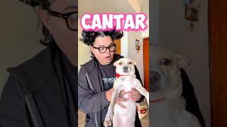 MI PERRO PUEDE CANTAR 😱😂 shorts [upl. by Chantalle894]