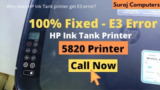 Why does HP Ink Tank printer get E3 error How do you fix E3 error on HP Inkjet printer [upl. by Ative]