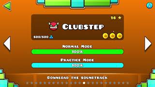 Clubstep  100 All coins  Geometry Dash rebeat 2023 [upl. by Lasko765]