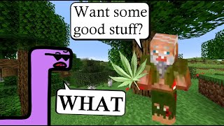 This Homeless Man Tried To Sell Us Drugs In Minecraft [upl. by Ednalrim]