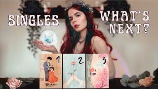 SINGLES Whats Next in Love PICK A CARD Tarot Reading [upl. by Dusa976]