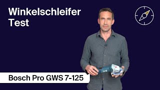 Winkelschleifer Test Bosch Professional GWS 17125– FAZ Kaufkompass [upl. by Ostler267]