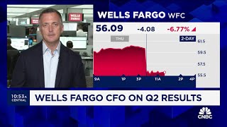 Wells Fargo CFO on Q2 earnings [upl. by Acinorav250]