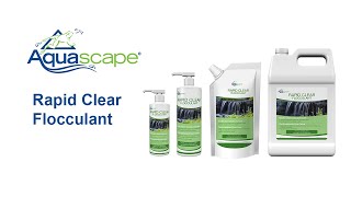 Enjoy a Clear Pond with Aquascape Rapid Clear Flocculant [upl. by Gannon]