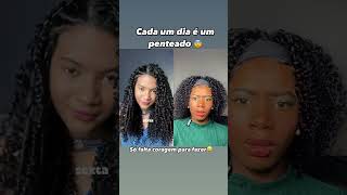 Penteado para cabelo cacheado migssalonline curlyhair cacheadas [upl. by Oibesue387]