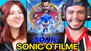 SONIC 1 FILME COMPLETO DUBLADO  REACT EM CASAL [upl. by Jordison]