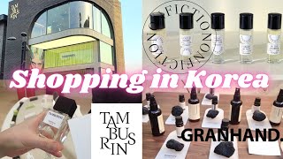 Shopping in Korea Vlog 🇰🇷 perfume stores  Olive youngTamburinsNonfictionGranhand  韓国旅行 [upl. by Wolfgang836]