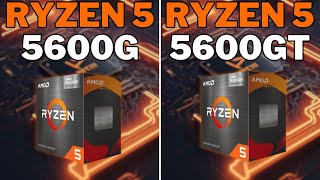 Ryzen 5 5600G vs Ryzen 5 5600GT  Teste Comparativo [upl. by Anuahc284]