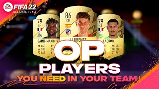 OVERPOWERED players YOU NEED to use FIFA 22 Ultimate Team [upl. by Oicor]