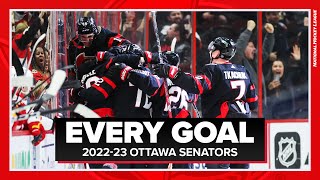 EVERY GOAL Ottawa Senators 202223 Regular Season [upl. by Gunthar567]