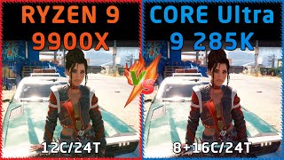 AMD Ryzen 9 9900X vs Intel Core Ultra 9 285K [upl. by Ycat]