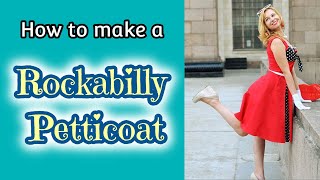 How to make a Rockabilly Petticoat [upl. by Luke]