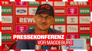 ReLIVE Pressekonferenz vor Magdeburg  1 FC Köln [upl. by Kina698]