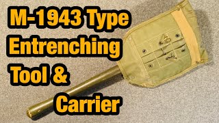 WW2 M 1943 type Etool amp 2nd pattern carrier my review [upl. by Chuipek338]