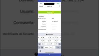 Configurar app zoiper en IOS Iphone [upl. by Mahla124]