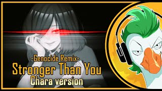 STRONGER THAN YOU Genocide Remix Chara version На русском [upl. by Asyar]