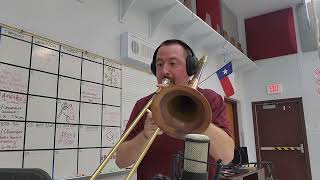 2024 25 TJEA All State Jazz Tenor Trombone Etude 3 Salsa by Altin Sencalar [upl. by Dlorrej]