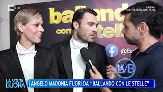 Angelo Madonia fuori da quotBallando con le Stellequot  La Volta Buona 26112024 [upl. by Ykcin]