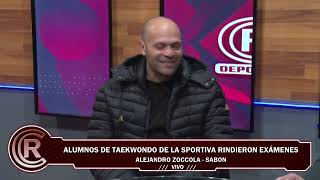 Exámenes de Taekwondo en la Sociedad Sportiva roldanense [upl. by Asillam]