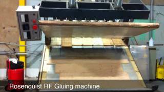 1998 Rosenquist RF Gluer Gluing Machine [upl. by Ardrey]