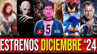 🌏Mejores Estrenos de Diciembre 2024 en Netflix HBO Amazon Prime Video Disney y Cines [upl. by Dauf661]