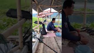 Rakit bah Dumyat Madang  Mancing Jatiluhur terbaru bestfishing [upl. by Eatton]