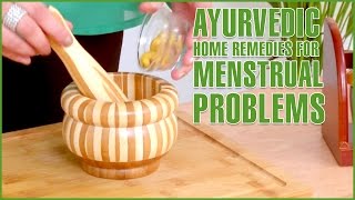 Period Pain Relief  Ayurvedic Home Remedies For Menstrual Pain [upl. by Eetnwahs225]