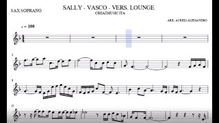 SALLY  VASCO  VERSIONE LOUNGE  VIDEOSPARTITO [upl. by Ahsirt]