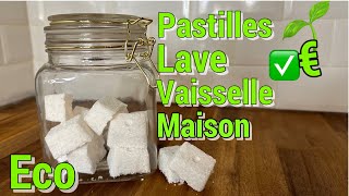 TUTO  FAIRE SES PASTILLES POUR LAVE VAISSELLE  recette maison économique amp écologique DIY naturel [upl. by Nailuj]